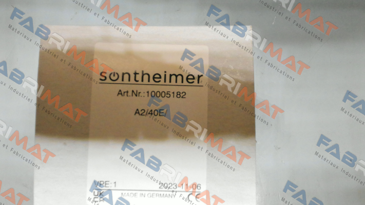 Sontheimer-A2/40E // 10005182 price