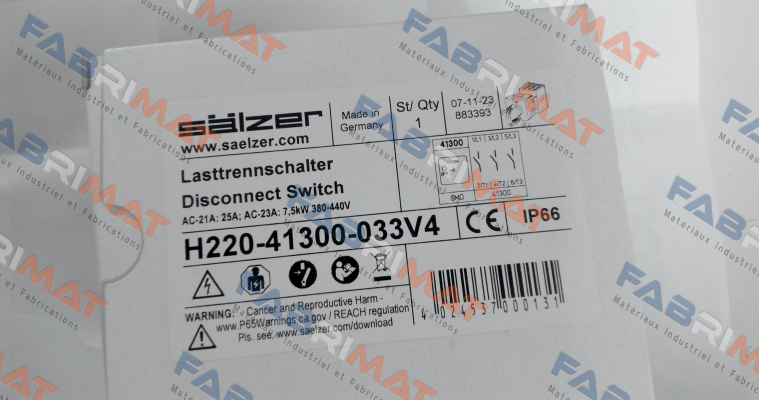 Salzer-H220-41300-033V4 price