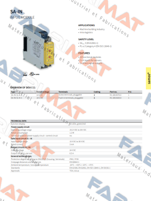 Wieland Electric-P/N: R1.180.0420.0 Type: SA-IN-S1-K-C DC 24V price