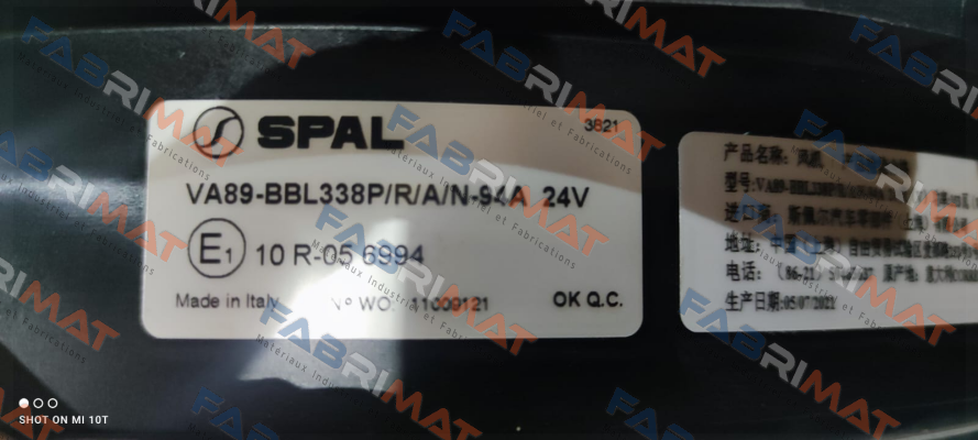 SPAL-VA89-BBL338P/R/A/N/94A price