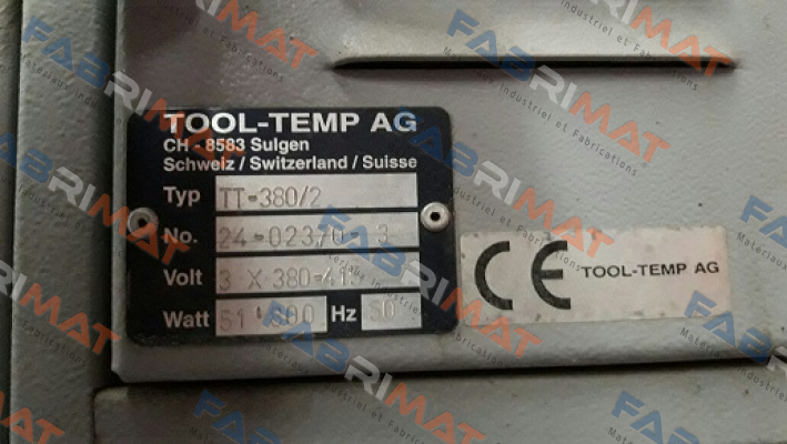 Tool-Temp-TT-380/2  price