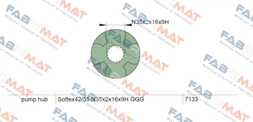 Softex-42/55A-N35x2 GGG/ DIN 5480 price