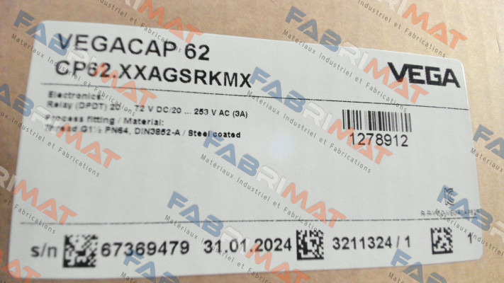 Vega-CP62.XXAGSRKMX / VEGACAP 62 price