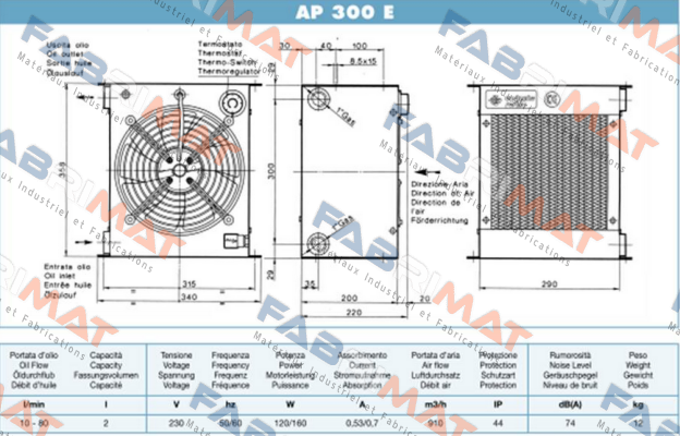 Sesino-AP/APL 300 E 12/24V price