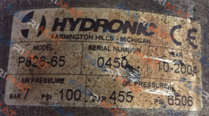 Hydronic-P826-65-N-W-SAE6/8 price