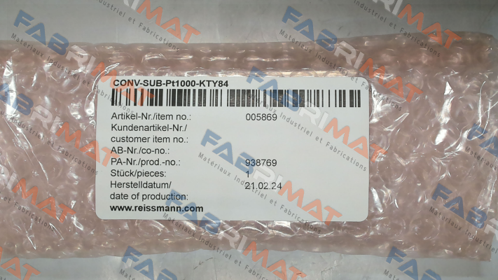 Reissmann-Konverter Pt1000 / KTY 84-130 / 005869 price