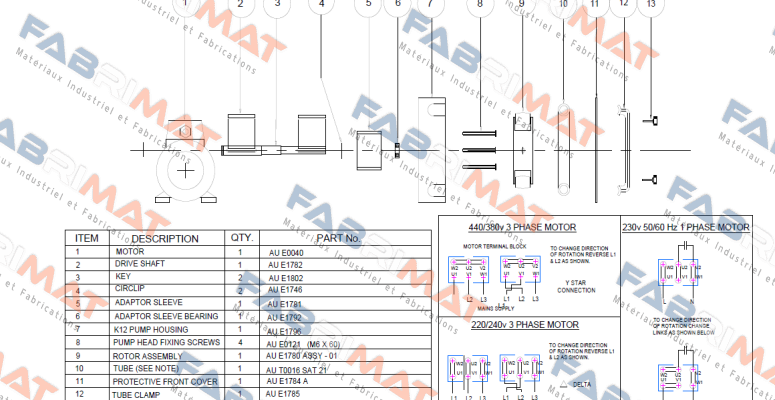 Verderflex-AU E1780 ASSY-01  price