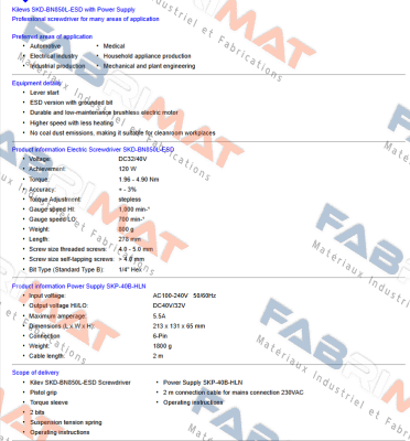 Kilews-SKD-BN850L-ESD with SKP-40B-HLN power supply price