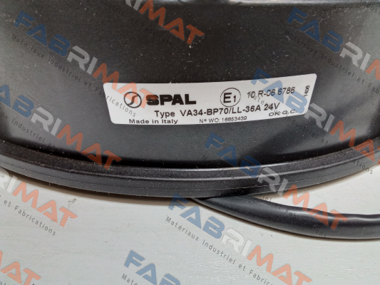 SPAL-3010.2554 / VA34-BP70/LL-36A price