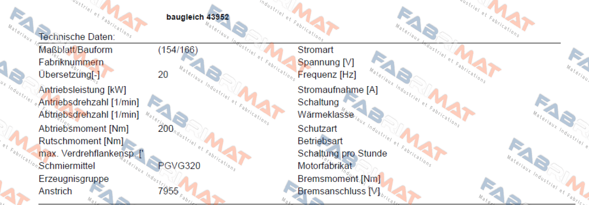 Rhein-Getriebe-0801S00260 Nr. 84834025   price