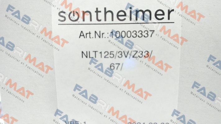 Sontheimer-NLT125/3V/Z33/67 price