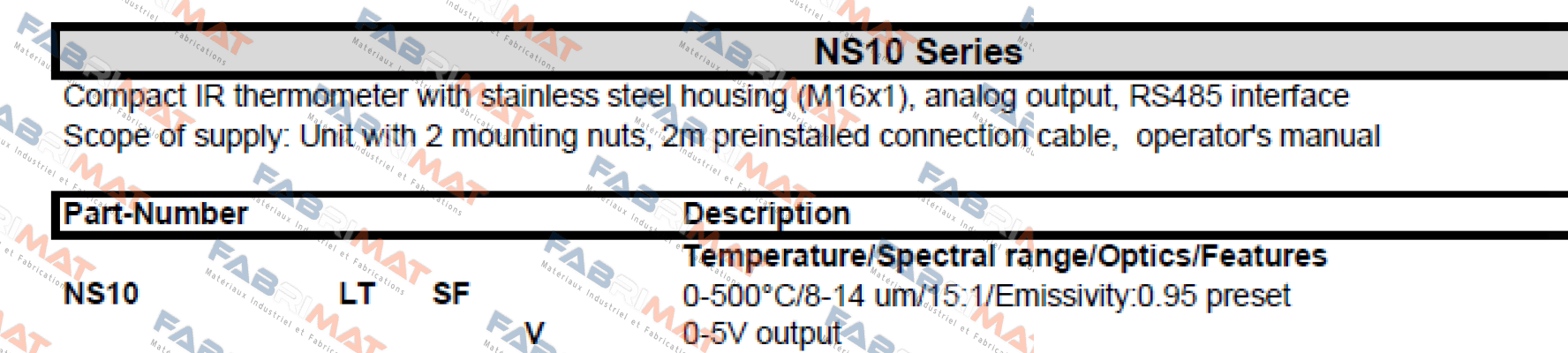 SENTEST-NS10LTSFV price