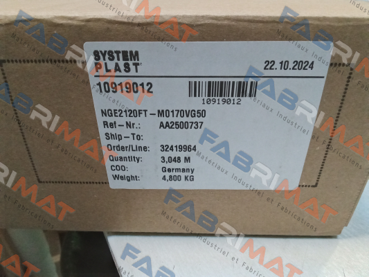 System Plast-NGE2120FT-M0170VG50 price