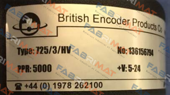 British Encoder-725/3-S-F1-5000-Q-HV-2-SY-ST-IP50 price