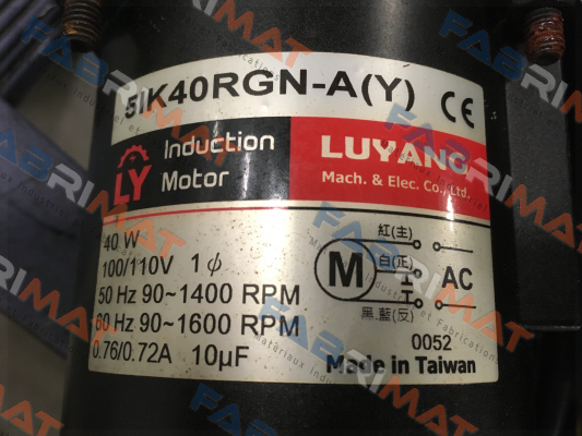 Luyang Gear Motor-5IK40RGN-A (Y) price