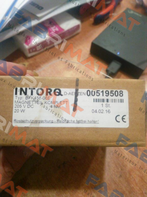 Intorq-KPL BFK458-06N 205V 4,0NM price