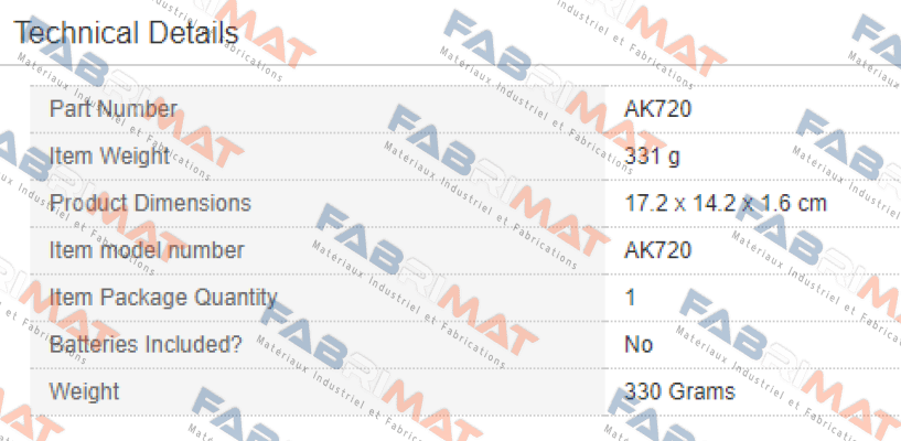 Sealey-AK720  price