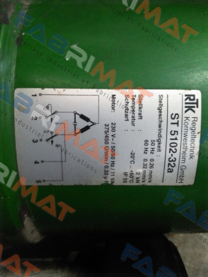 RTK Regeltechnik-ST 5102- 32a obsolete, replacement MV 5211  price