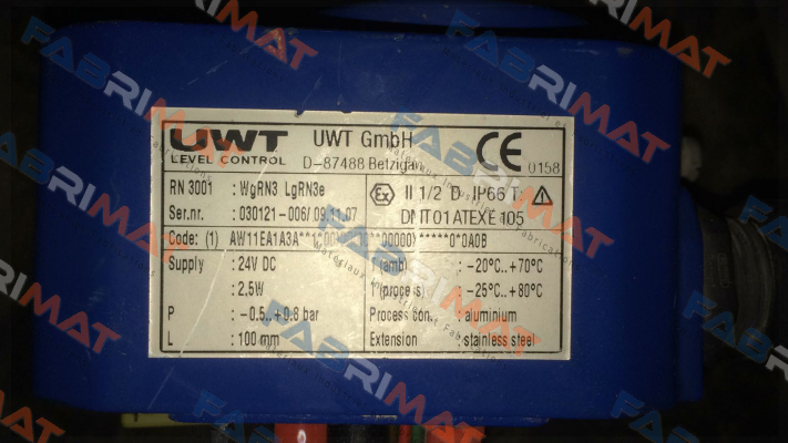 Uwt-Type: RN 3001 - AW11EA1A3A price