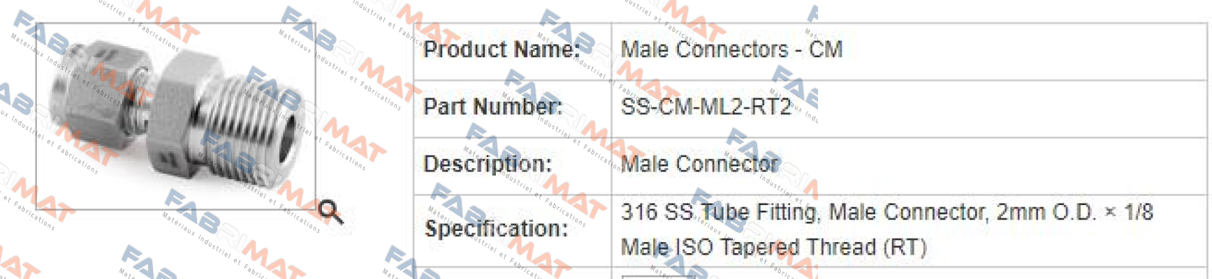 Fitok-P/N: SS-CM-ML2-RT2  price