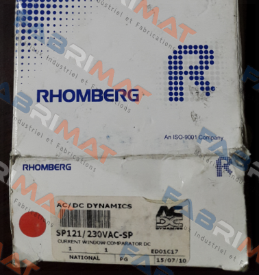 Rhomberg-SP121/230VAC-SP price