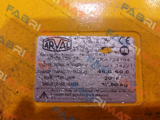 ARVAL-YZKA724184  price