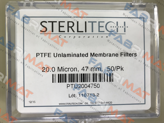 Sterlitech-PTU2004750 (pack 1x50)  price