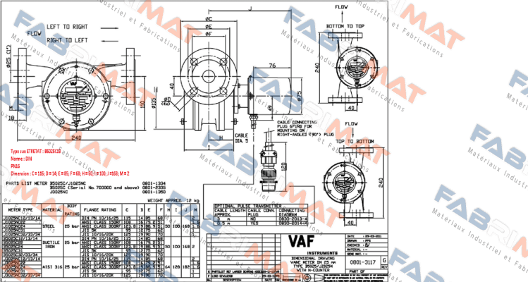 VAF Instruments-B5025C13  price