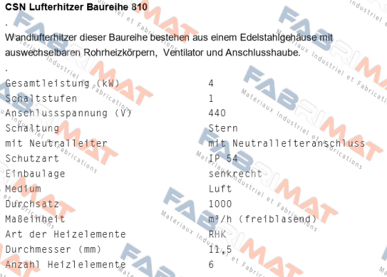 Schniewindt-CSN Lufthitzer 810/4 (24710603630445425)  price