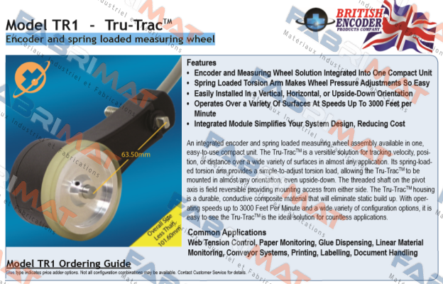 British Encoder-TR1-K1-R6-1800-PP-G2-ST-IP50 price