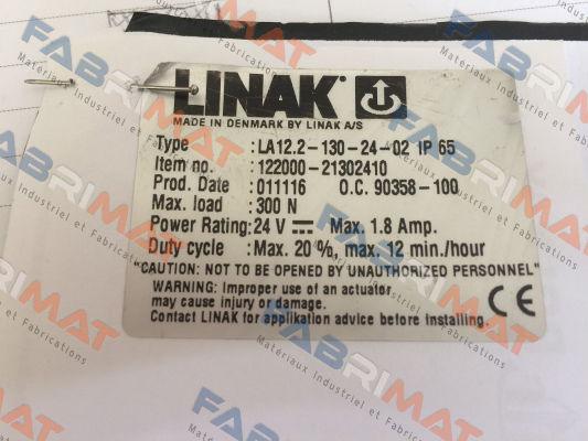 Linak-LA12.2-130-24-02 IP65 price