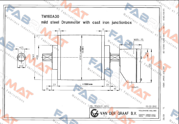 Van der Graaf-TM160A30-0410-1500  price