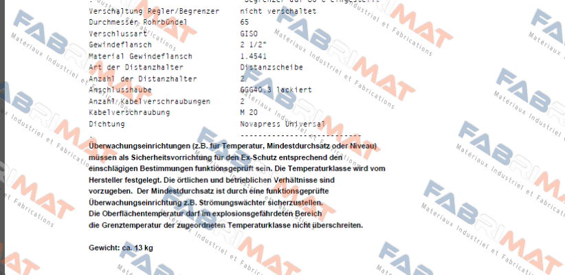 Schniewindt-95F/RC-Exdet1,5T3/T200´C price