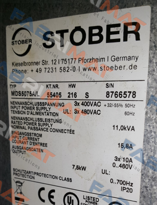 Stober-MDS5075A price