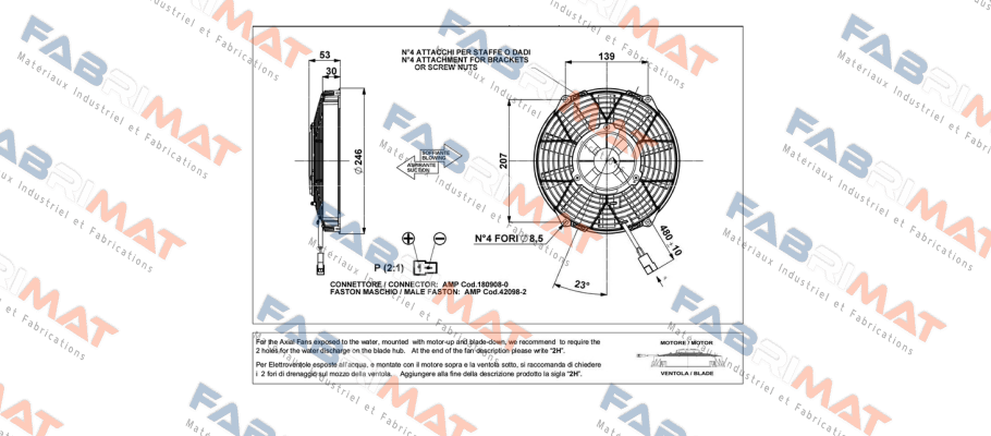 SPAL-Comex 24V ziehend Ø 246  price