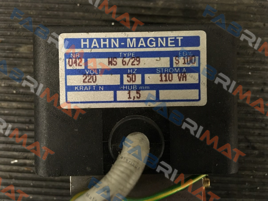 HAHN-MAGNET (Kendrion)-WS 6/29 - obsolete, replaced by OAC006209 price