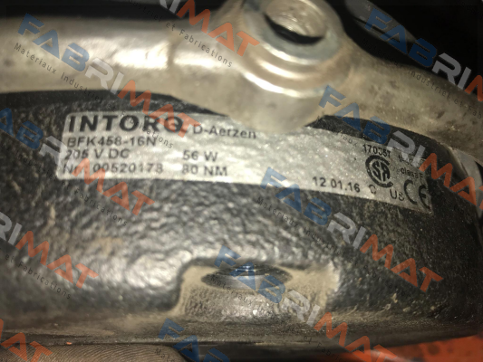 Intorq-BFK458-16N 205V 80NM price