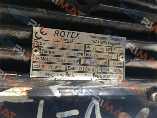 Rotex-V156-330 price