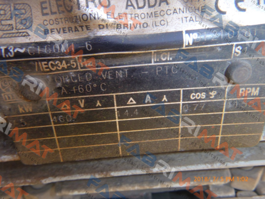 Electro Adda-Type C 160 MT-6 price