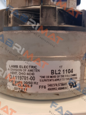 Lamb Electric-119781-00 OEM price