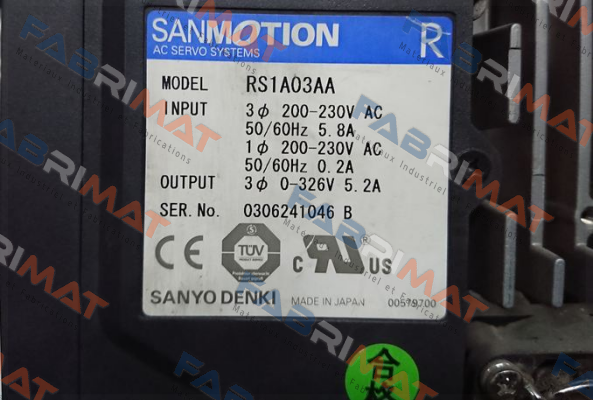 Sanyo Denki-RS1A03 price