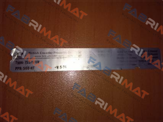 British Encoder-Type:755/1/HV price