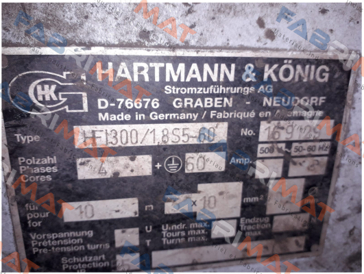 Hartmann-HFI300/1.8S5-60 price