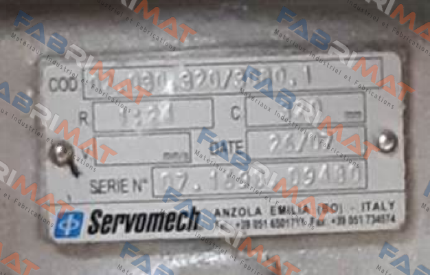 Servomech-Typ: ATL-30-RL1-C320-TF-LH Nr. 02.030.320/3080 Rev.1 price