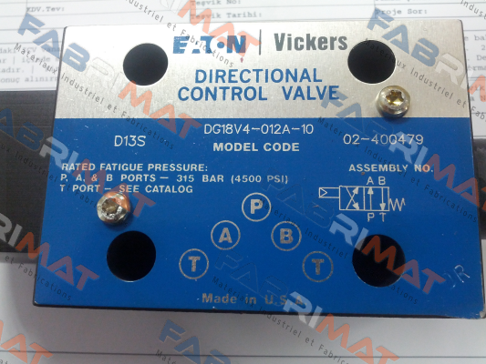 Vickers (Eaton)-VIDG Type DG18V4-012A-10 price