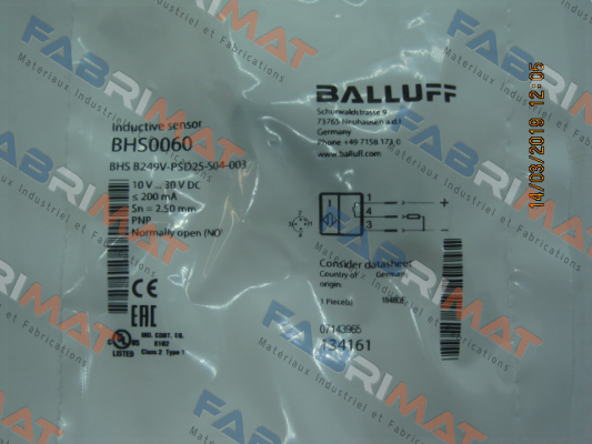 Balluff-P/N: BHS0060 Type: BHS B249V-PSD25-S04-003 price