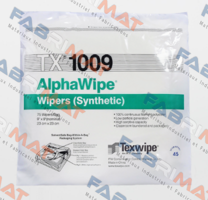 Texwipe-TX1009 (pack 1x1500 pcs) price