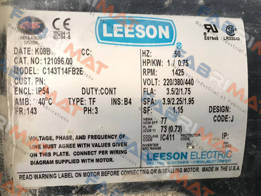 Leeson-121096 (C143T14FB2E) price