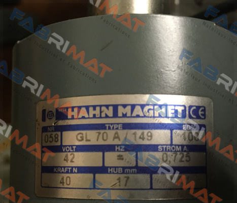 HAHN-MAGNET (Kendrion)-GLA070.508501 price