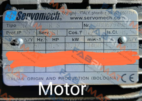 Servomech-Type: IN7 1B/4 TR S A00679498 (OEM) price